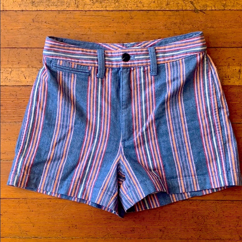 Madewell Emmett Rainbow Shorts